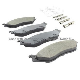 Quality-Built® - Work Force New Semi-Metallic Rear Disc Brake Pads