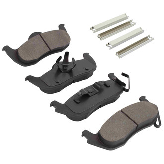 Quality-Built® - Work Force New Semi-Metallic Rear Disc Brake Pads