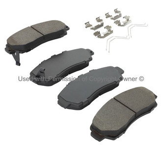 Quality-Built® - Work Force New Semi-Metallic Front Disc Brake Pads
