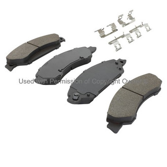 Quality-Built® - Work Force New Semi-Metallic Front Disc Brake Pads