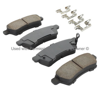 Quality-Built® - Work Force New Semi-Metallic Rear Disc Brake Pads