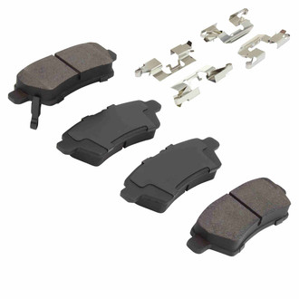 Quality-Built® - Work Force New Semi-Metallic Rear Disc Brake Pads