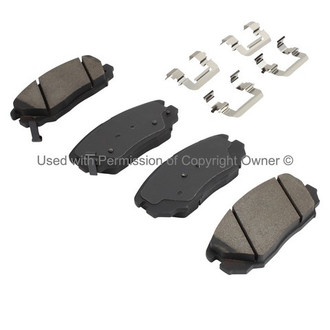 Quality-Built® - Work Force New Semi-Metallic Front Disc Brake Pads