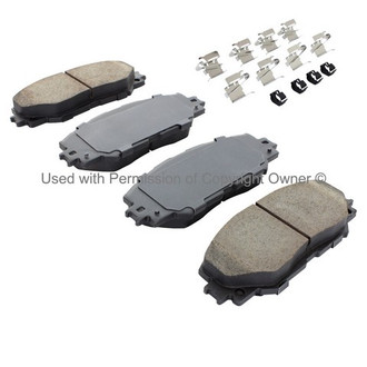 Quality-Built® - Work Force New Semi-Metallic Front Disc Brake Pads