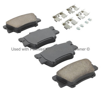 Quality-Built® - Work Force New Semi-Metallic Rear Disc Brake Pads