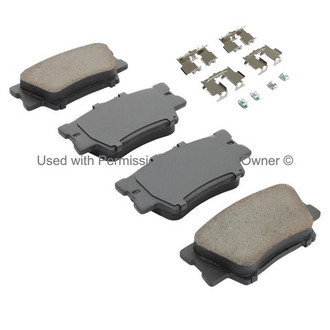 Quality-Built® - Work Force New Semi-Metallic Rear Disc Brake Pads