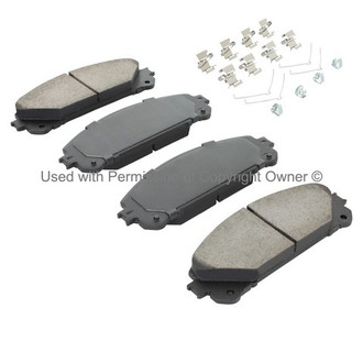 Quality-Built® - Work Force New Semi-Metallic Front Disc Brake Pads