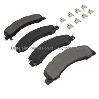 Quality-Built® - Work Force New Semi-Metallic Rear Disc Brake Pads