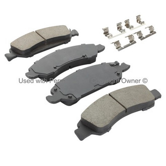 Quality-Built® - Work Force New Semi-Metallic Front Disc Brake Pads