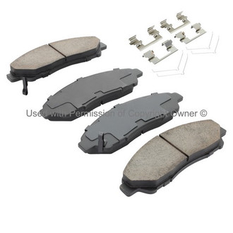 Quality-Built® - Work Force New Semi-Metallic Front Disc Brake Pads