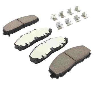 Quality-Built® - Work Force New Semi-Metallic Front Disc Brake Pads
