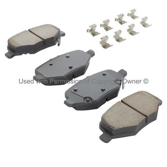 Quality-Built® - Work Force New Semi-Metallic Rear Disc Brake Pads