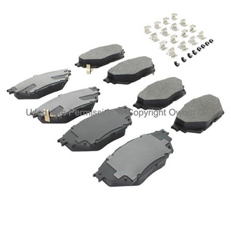 Quality-Built® - Work Force New Semi-Metallic Rear Disc Brake Pads