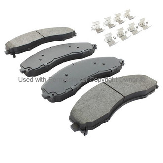 Quality-Built® - Work Force New Semi-Metallic Front Disc Brake Pads