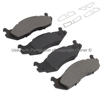 Quality-Built® - Black Series New Semi-Metallic Front Disc Brake Pads