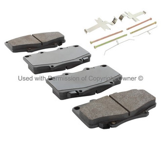 Quality-Built® - Black Series New Semi-Metallic Front Disc Brake Pads