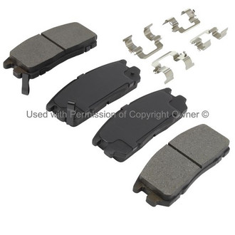 Quality-Built® - Black Series New Ceramic Rear Disc Brake Pads
