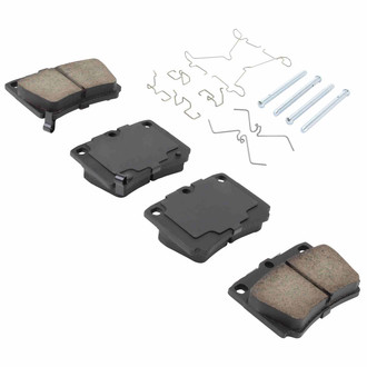 Quality-Built® - Black Series New Semi-Metallic Rear Disc Brake Pads