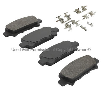 Quality-Built® - Black Series New Ceramic Rear Disc Brake Pads