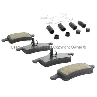 Quality-Built® - Black Series New Ceramic Rear Disc Brake Pads