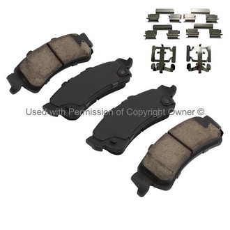 Quality-Built® - Black Series New Ceramic Rear Disc Brake Pads