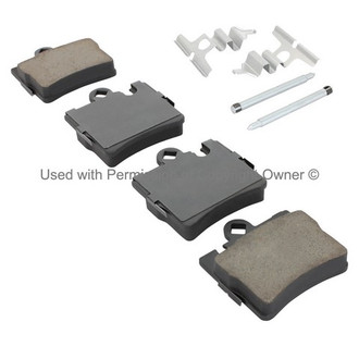 Quality-Built® - Black Series New Semi-Metallic Rear Disc Brake Pads