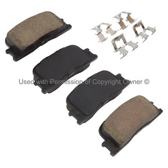 Quality-Built® - Black Series New Ceramic Rear Disc Brake Pads
