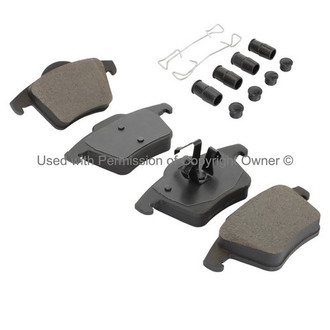 Quality-Built® - Black Series New Semi-Metallic Rear Disc Brake Pads
