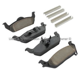 Quality-Built® - Black Series New Ceramic Rear Disc Brake Pads