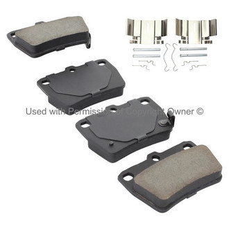 Quality-Built® - Black Series New Ceramic Rear Disc Brake Pads