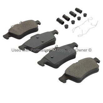 Quality-Built® - Black Series New Semi-Metallic Rear Disc Brake Pads