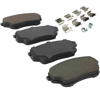 Quality-Built® - Black Series New Semi-Metallic Front Disc Brake Pads