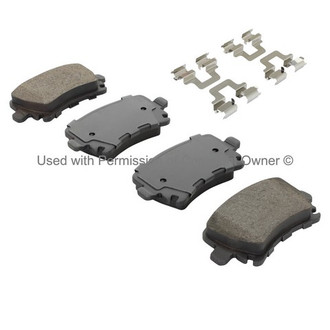 Quality-Built® - Black Series New Semi-Metallic Rear Disc Brake Pads