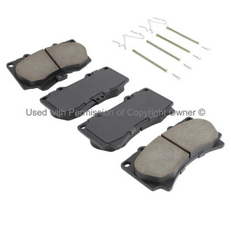 Quality-Built® - Black Series New Ceramic Front Disc Brake Pads