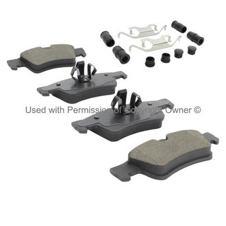 Quality-Built® - Black Series New Ceramic Rear Disc Brake Pads