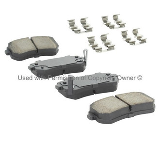 Quality-Built® - Black Series New Semi-Metallic Rear Disc Brake Pads