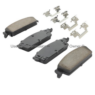 Quality-Built® - Black Series New Ceramic Rear Disc Brake Pads