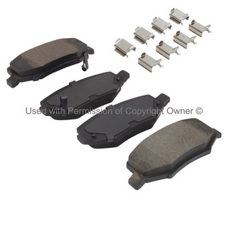 Quality-Built® - Black Series New Semi-Metallic Rear Disc Brake Pads