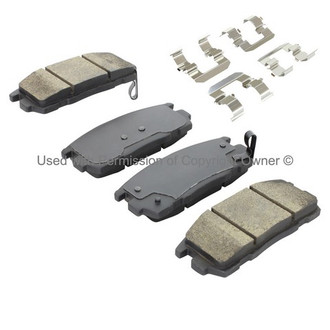 Quality-Built® - Black Series New Ceramic Rear Disc Brake Pads