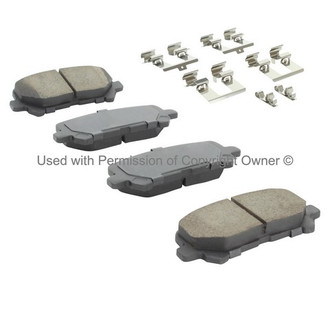 Quality-Built® - Black Series New Ceramic Rear Disc Brake Pads