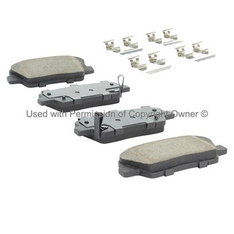 Quality-Built® - Black Series New Ceramic Rear Disc Brake Pads