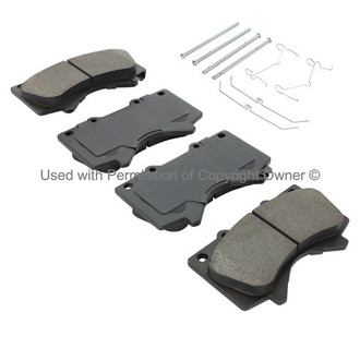 Quality-Built® - Black Series New Ceramic Front Disc Brake Pads