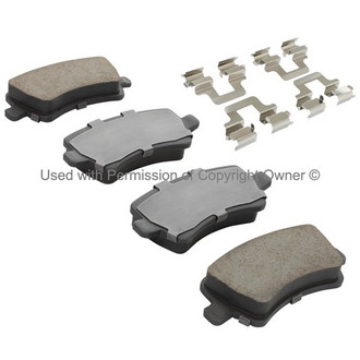 Quality-Built® - Black Series New Semi-Metallic Rear Disc Brake Pads