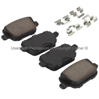 Quality-Built® - Black Series New Ceramic Rear Disc Brake Pads