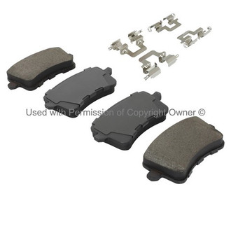 Quality-Built® - Black Series New Semi-Metallic Rear Disc Brake Pads