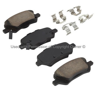 Quality-Built® - Black Series New Ceramic Rear Disc Brake Pads