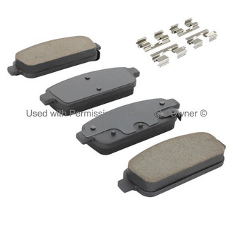 Quality-Built® - Black Series New Ceramic Rear Disc Brake Pads