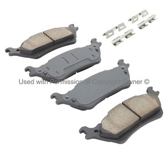 Quality-Built® - Black Series New Ceramic Rear Disc Brake Pads