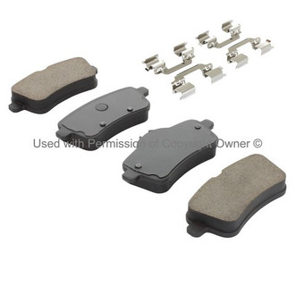 Quality-Built® - Black Series New Ceramic Rear Disc Brake Pads