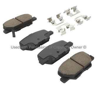 Quality-Built® - Black Series New Ceramic Rear Disc Brake Pads